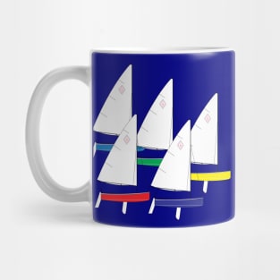 Lehman 12 Sailboats Racing Mug